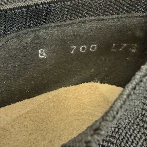 Charleston Shoe Co. Black Herringbone The Cape Low Heel Wedge Shoe Women Size 8 - Picture 11 of 11